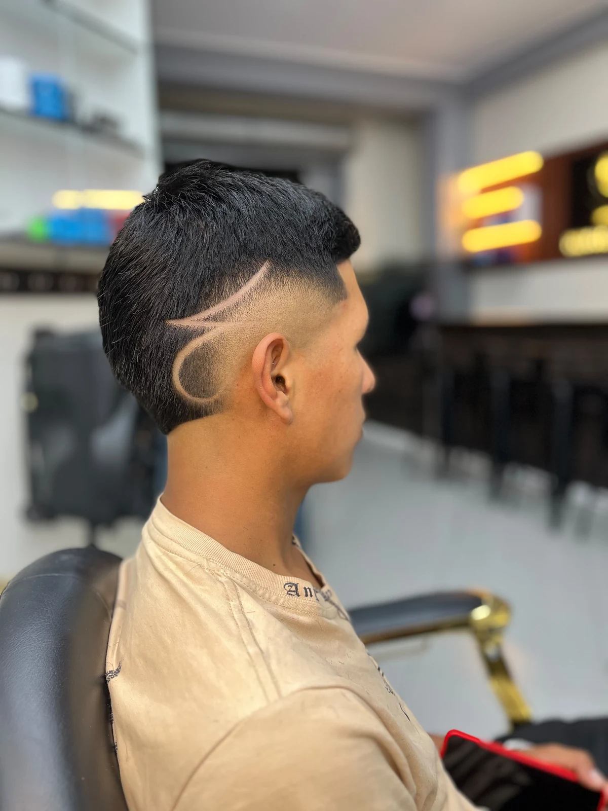 Corte realizado por CS Barber Elegant