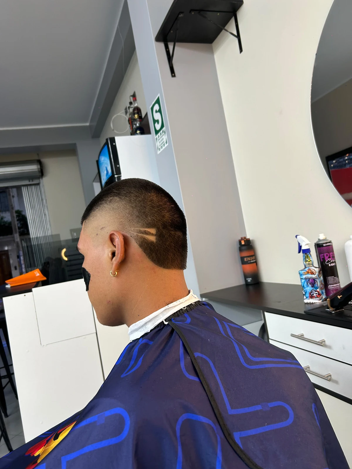 Corte realizado por CS Barber Elegant